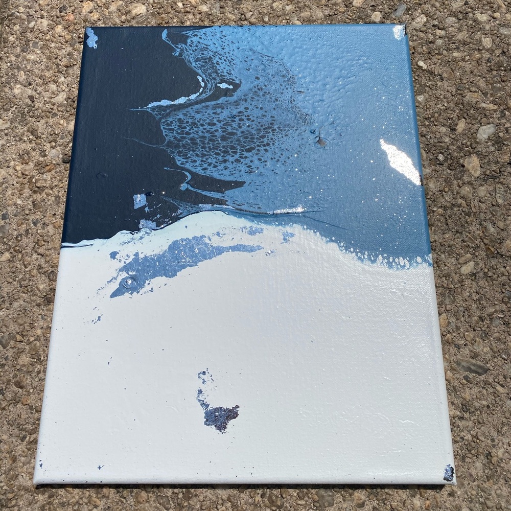 Original FluidArt Painting on Canvas - Picture 2 of 10